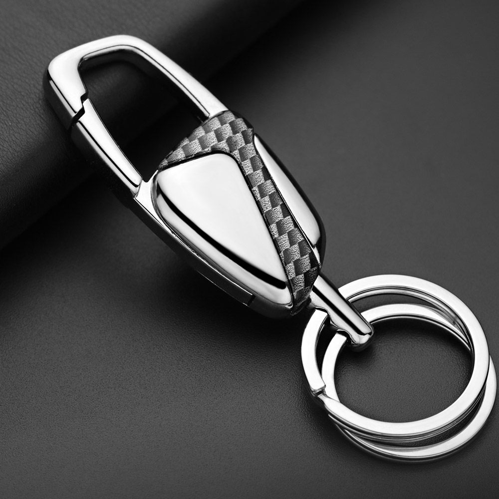パーソナライズされたキーリングダブルスイッチキーホルダーカス - Initial Ring Custom のレビューと価格