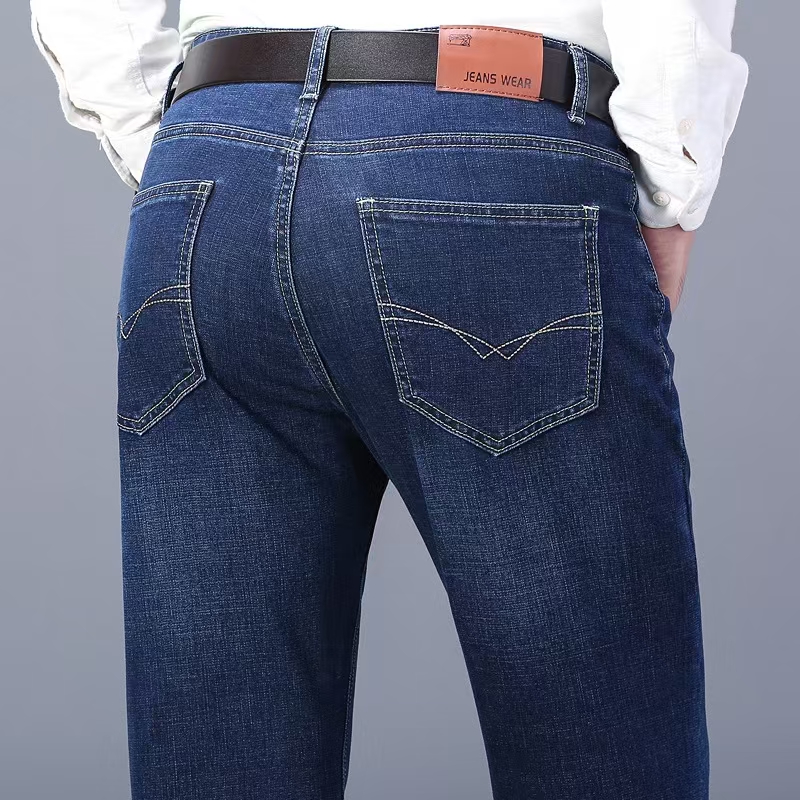 ビジネスジーンズ男性ストレート多用途若者中年デニム安い作業現 - Levis Jeans 501 のレビューと価格