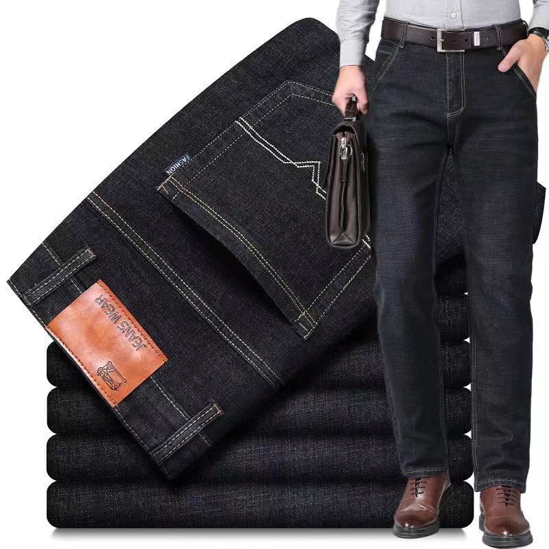 ビジネスジーンズ男性ストレート多用途若者中年デニム安い作業現 - Levis Jeans 501 のレビューと価格