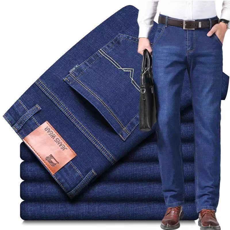 ビジネスジーンズ男性ストレート多用途若者中年デニム安い作業現 - Levis Jeans 501 のレビューと価格