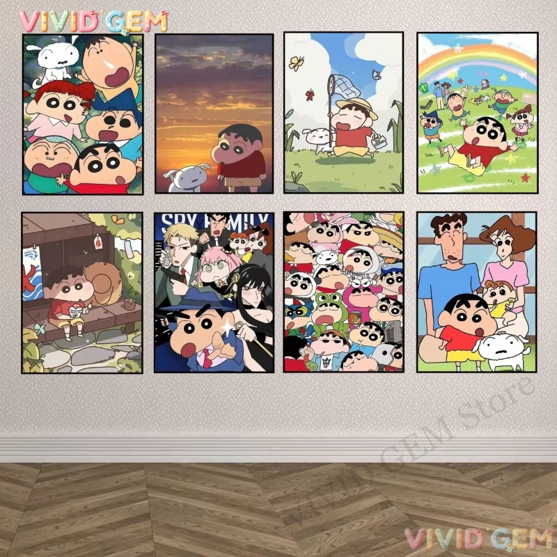 VIVID GEM カラフルDIYクレヨンしんちゃん フルド - Photo Mosaic Print のレビューと価格