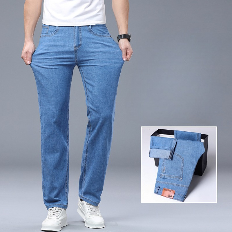 春秋メンズクラシックビジネスブランドジーンズオムマンソフトス - Levis Jeans 501 のレビューと価格